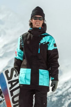 Afterparty Jacket Black & Mint Men'S