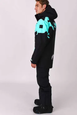 Afterparty Jacket Black & Mint Men'S
