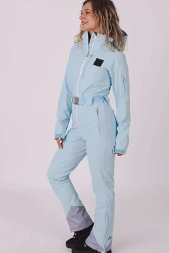 Chic Ski Suit - Ice Blue