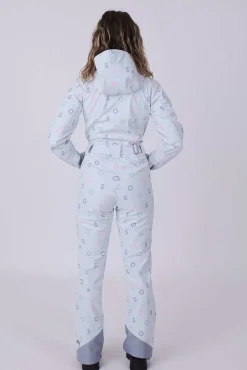 Chic Ski Suit - White Oosc Print