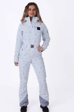 Chic Ski Suit - White Oosc Print