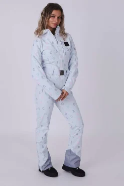 Chic Ski Suit - White Oosc Print