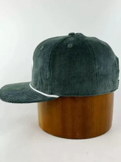 Classic Corduroy Cap - Forest Green