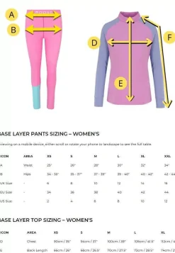 Fall Line Black & White Womens Baselayer Top