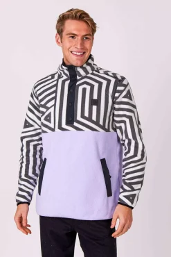 Fall Line Fleece Purple - Men'S