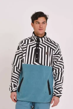 Fall Line Fleece Teal - Men'S
