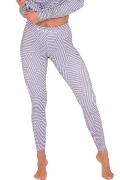 Fall Line Purple & Grey Womens Baselayer Legging