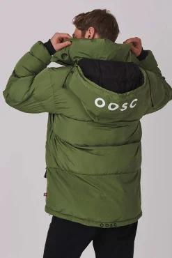 Men'S Puffer Jacket Khaki