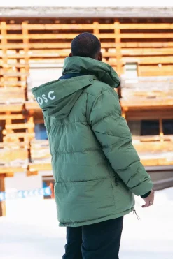 Men'S Puffer Jacket Khaki