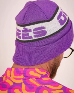 Oosc Apres Beanie - Purple, White, Grey