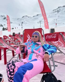 Penfold In Pink Ski Suit - Women'S