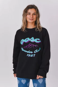 Powder Club Sweatshirt - Black