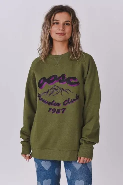 Powder Club Sweatshirt - Khaki