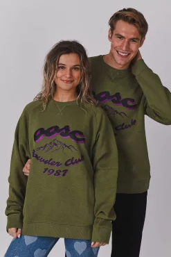 Powder Club Sweatshirt - Khaki