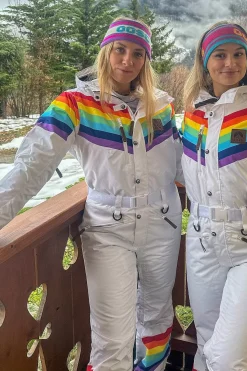 Rainbow Road Curved Female Ski Suit