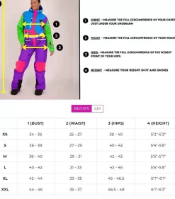 Rainbow Road Curved Female Ski Suit