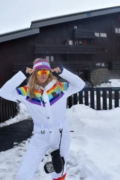 Rainbow Road Curved Female Ski Suit