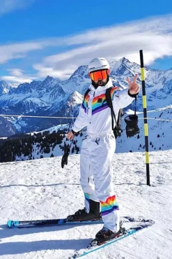 Rainbow Road Ski Suit - Mens