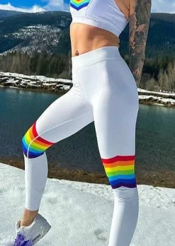 Rainbow Road Women'S Baselayer Leggings