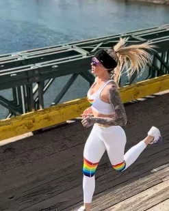 Rainbow Road Women'S Baselayer Leggings