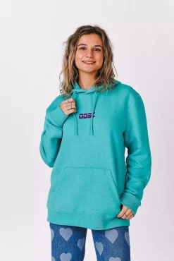 Retro Oosc Hoodie - Aqua