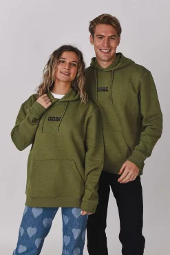 Retro Oosc Hoodie - Khaki