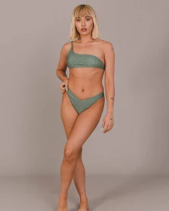 Sahara Sage Cold Shoulder Bikini Top