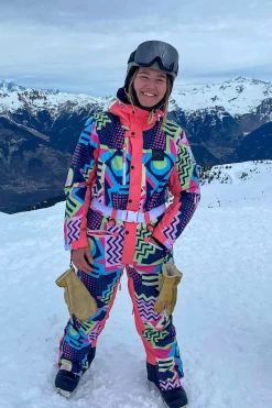Saved By The Bell Curved Female Ski Suit