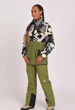 Saved By The Bell Fleece Khaki - Women'S