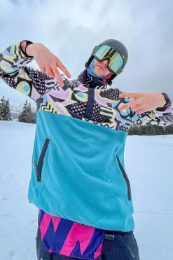 Saved By The Bell Fleece Teal - Men'S