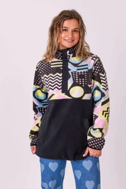 Saved By The Bell Fleece Black - Women'S