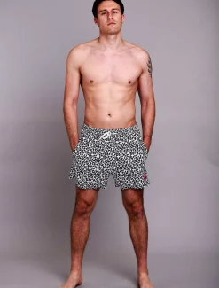 Snow Leopard Men'S Swim Shorts