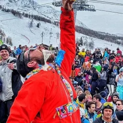Snow Park Overhead Jacket - Red