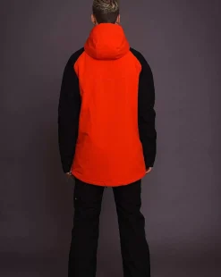 Snow Park Overhead Jacket - White & Red