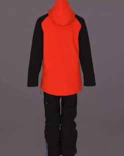 Snow Park Overhead Jacket - White & Red