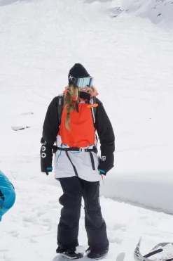 Snow Park Overhead Jacket - White & Red