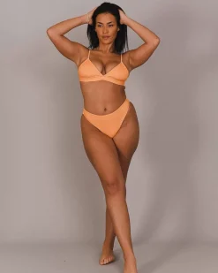 Tangerine Squeeze Boost 'Em Up Bikini Top