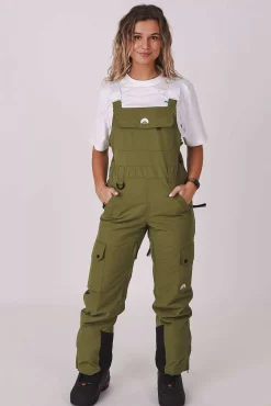 Yeh Girl Bib Pant Khaki