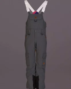 Yeh Man Men'S Ski & Snowboard Bib Pant - Grey