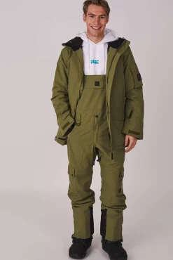 Yeh Man Ski & Snowboard Bib Pant - Khaki