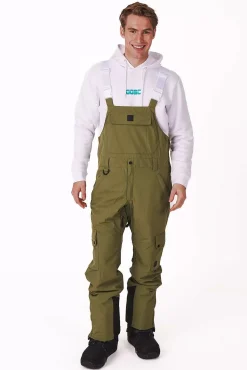 Yeh Man Ski & Snowboard Bib Pant - Khaki
