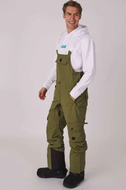 Yeh Man Ski & Snowboard Bib Pant - Khaki